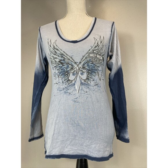 Harley-Davidson Tops - Harley Davidson Long Sleeve Tye Dye Women's Sz Small Shirt Danville Virginia